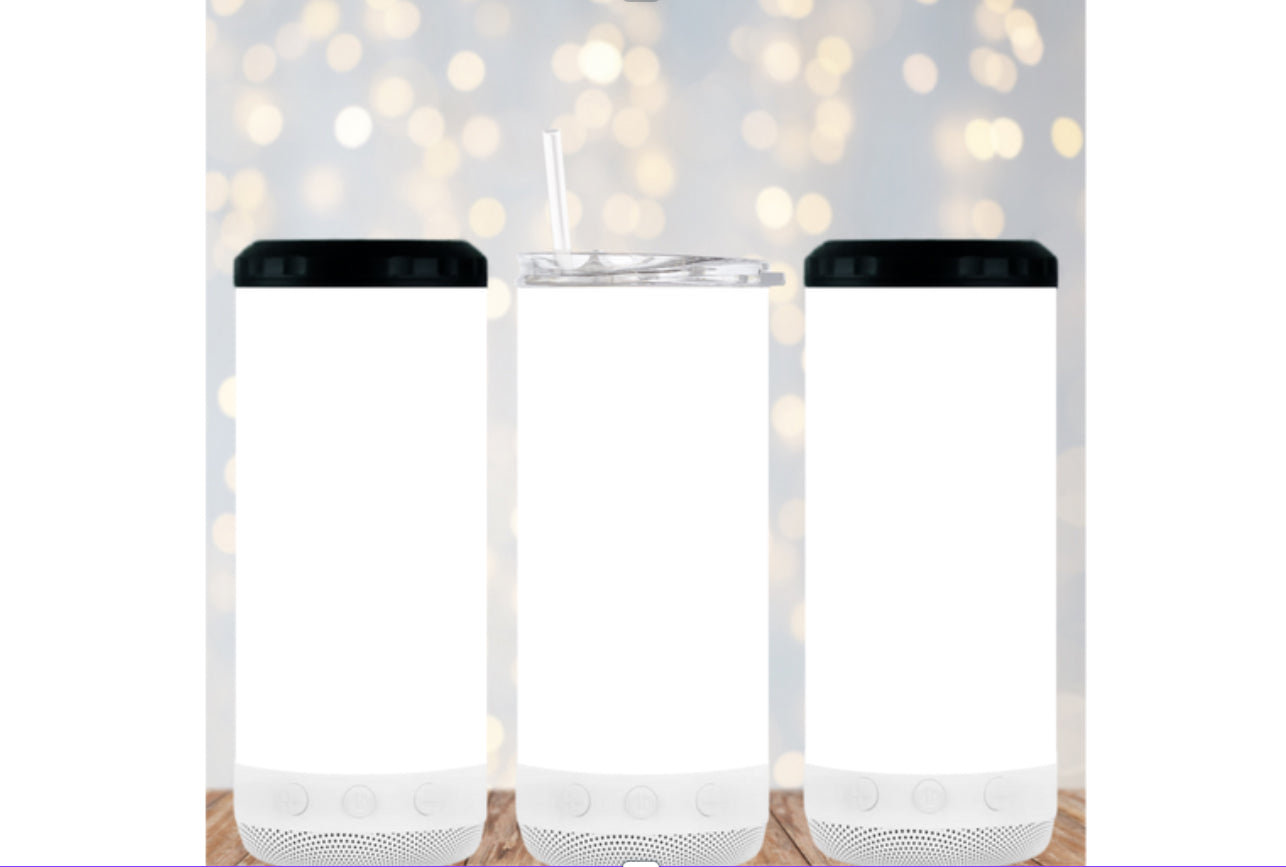 16oz 4in1 Bluetooth Speaker Tumbler - Custom Design