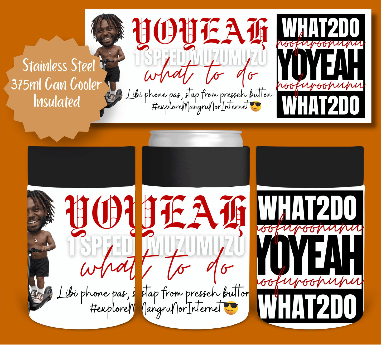375ml Can Cooler - YoYeah