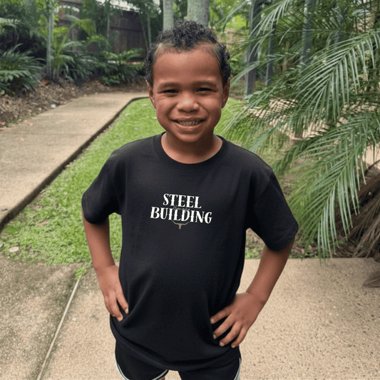 Kids Tshirt - Steel Building Bamaga