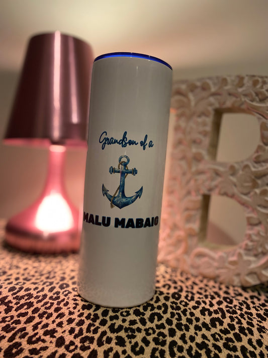 20oz Tumbler - Malu Mabaig Blue