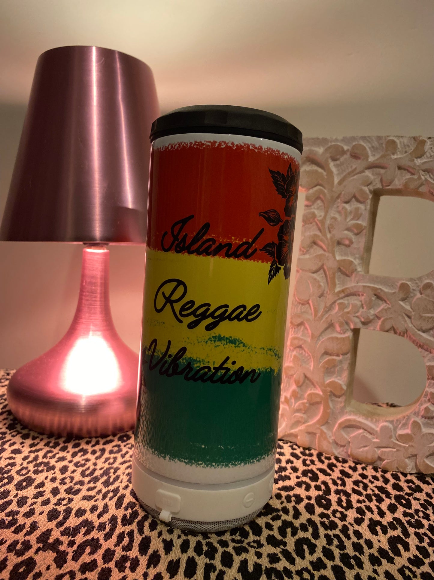 16oz 4in1 Bluetooth Speaker Tumbler - Island Reggae