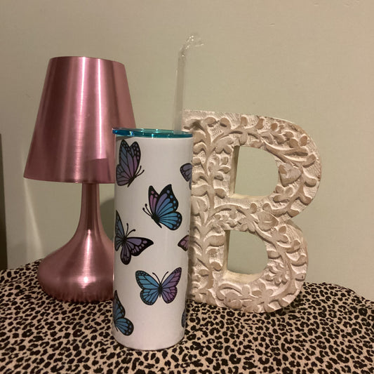 20oz Tumbler - Butterflies Beauty