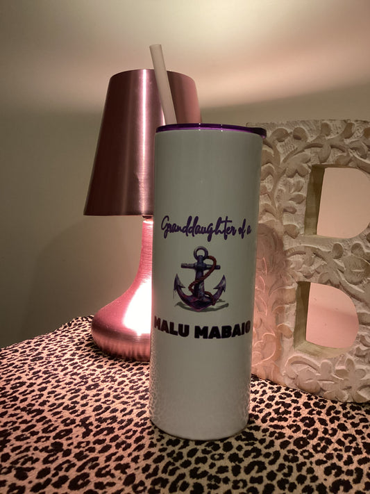 20oz Tumbler - Malu Mabaig Purple