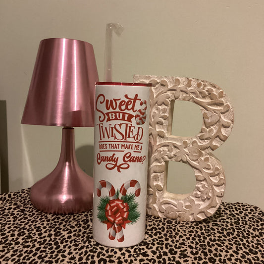 20oz Tumbler - Christmas Candy Cane