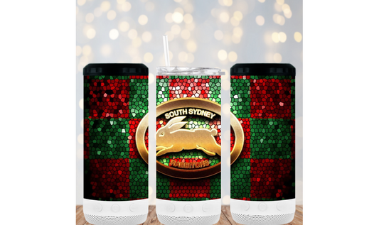 16oz 4in1 Bluetooth Speaker Tumbler - Rabbitohs 100%