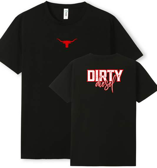 Adult Tee - Dirty Diesel Red