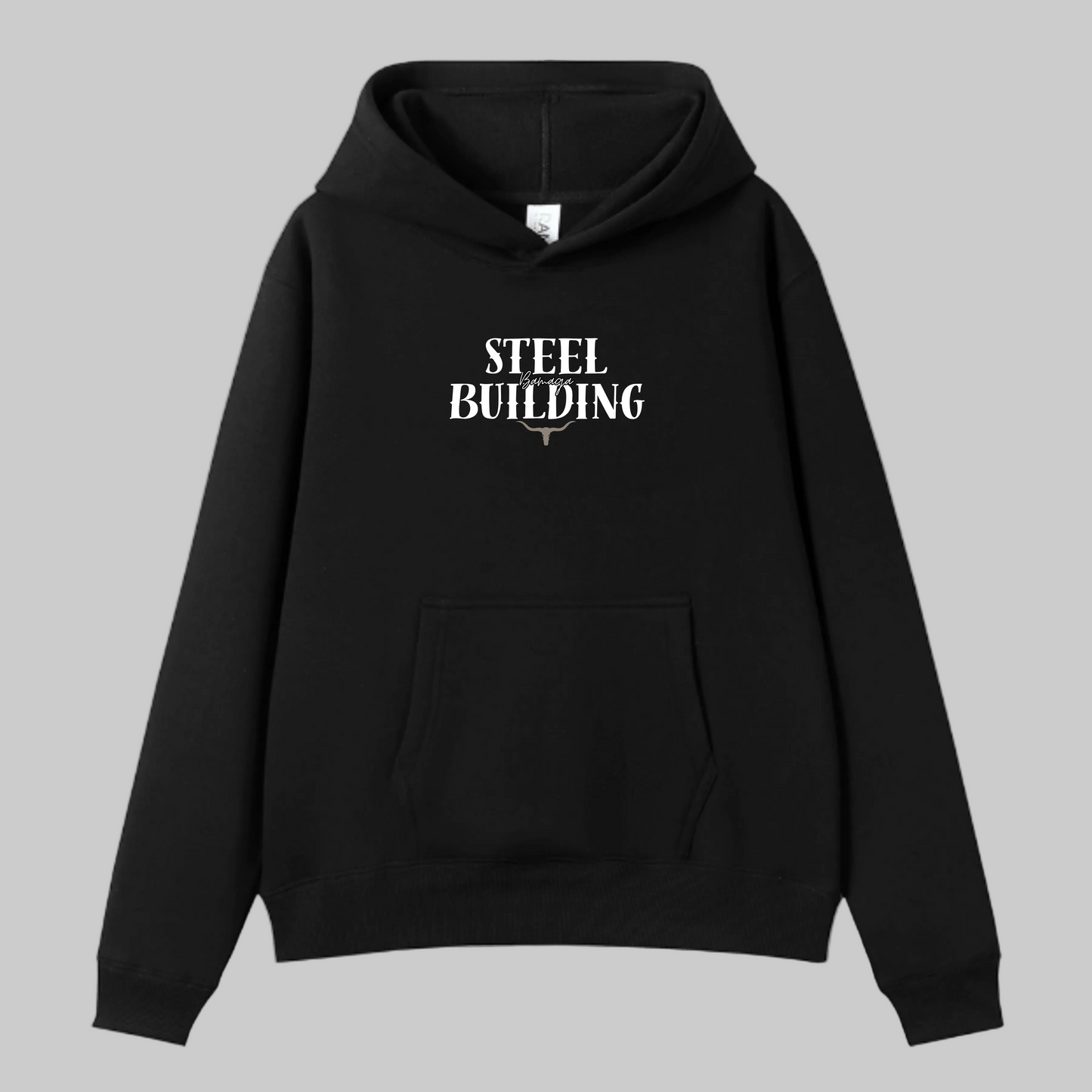 Kids Hoodie - Steel Building Bamaga